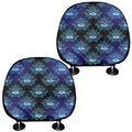 Lotus Eye of Providence Pattern Print Car Headrest Covers