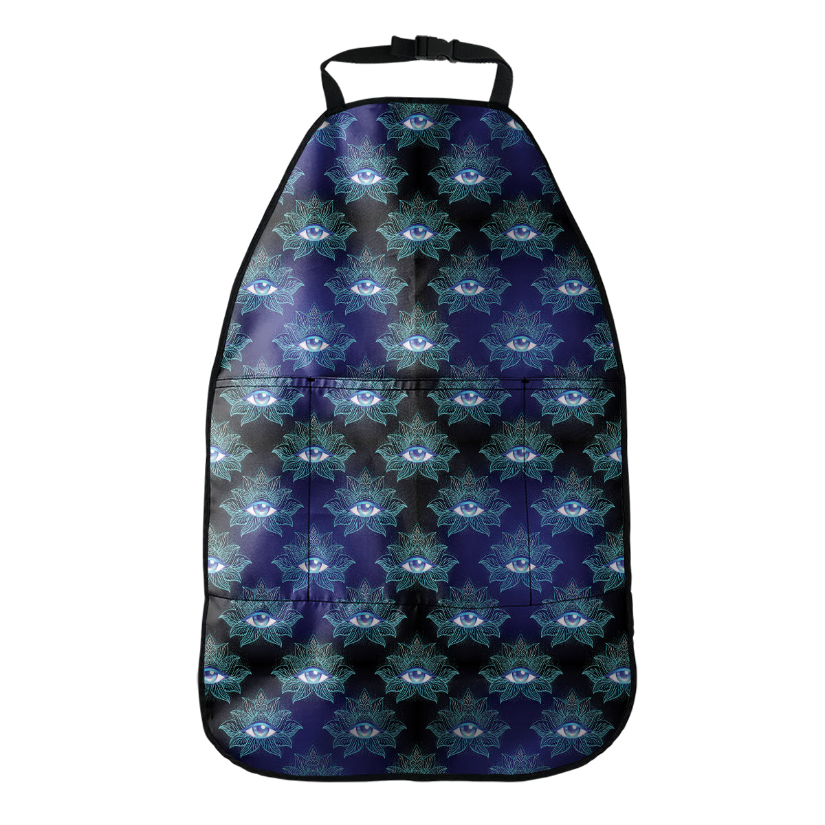 Lotus Eye of Providence Pattern Print Car Seat Organizers