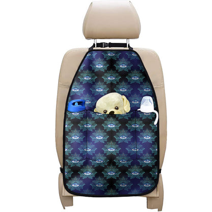 Lotus Eye of Providence Pattern Print Car Seat Organizers