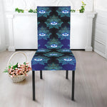 Lotus Eye of Providence Pattern Print Dining Chair Slipcover