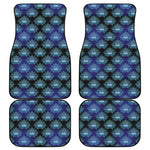 Lotus Eye of Providence Pattern Print Front and Back Car Floor Mats