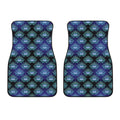 Lotus Eye of Providence Pattern Print Front Car Floor Mats
