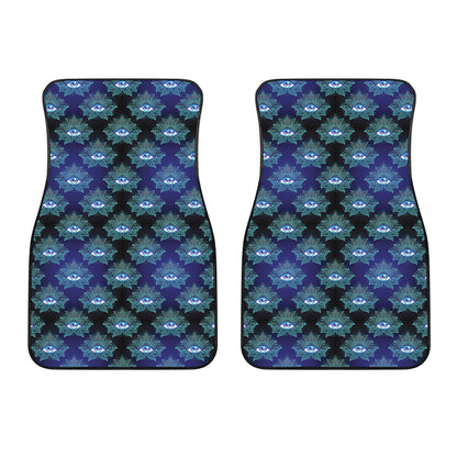 Lotus Eye of Providence Pattern Print Front Car Floor Mats
