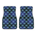 Lotus Eye of Providence Pattern Print Front Car Floor Mats