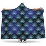 Lotus Eye of Providence Pattern Print Hooded Blanket