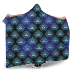 Lotus Eye of Providence Pattern Print Hooded Blanket
