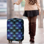 Lotus Eye of Providence Pattern Print Luggage Cover