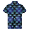 Lotus Eye of Providence Pattern Print Men's Short Sleeve Shirt