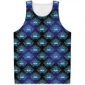 Lotus Eye of Providence Pattern Print Men's Tank Top