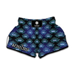 Lotus Eye of Providence Pattern Print Muay Thai Boxing Shorts