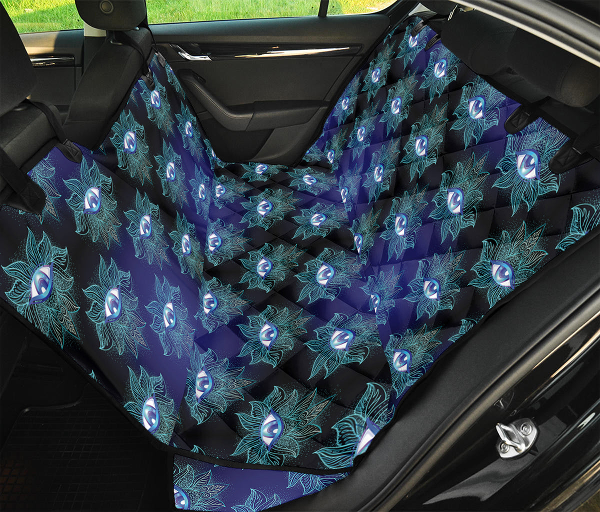Lotus Eye of Providence Pattern Print Pet Car Back Seat Cover