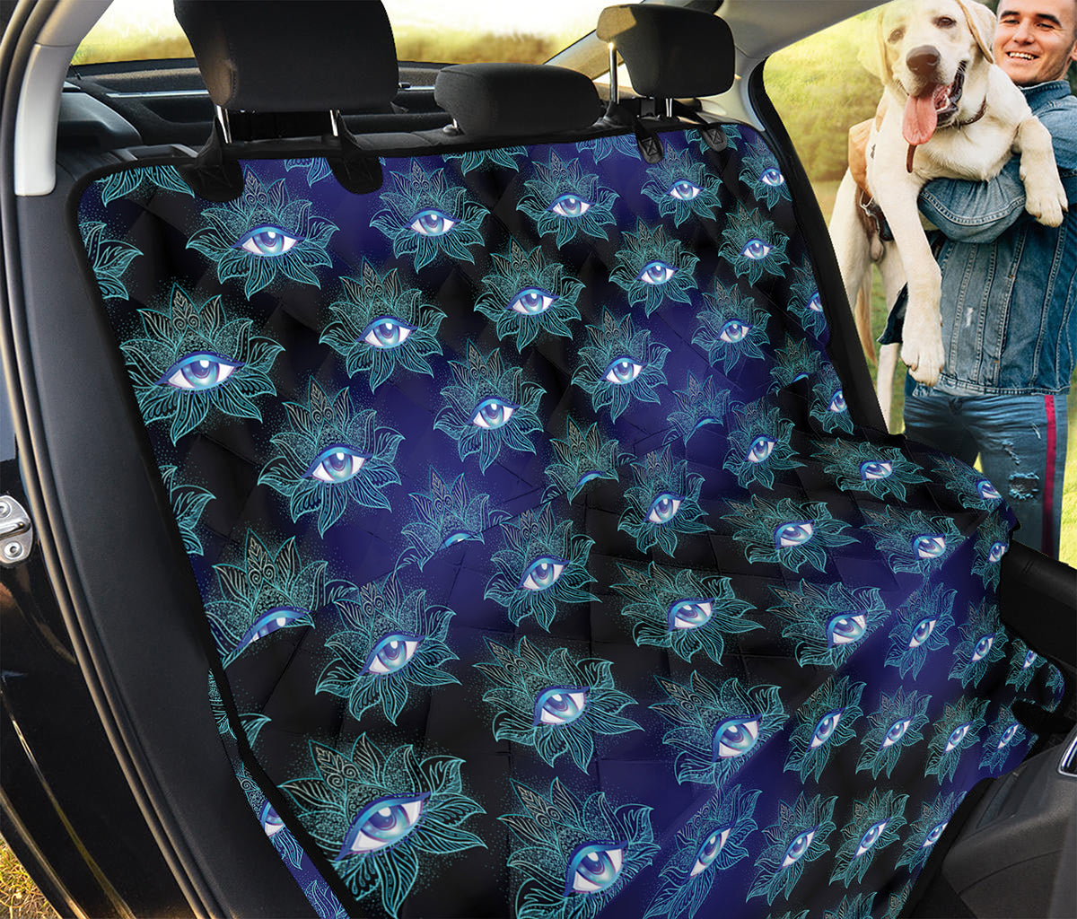 Lotus Eye of Providence Pattern Print Pet Car Back Seat Cover