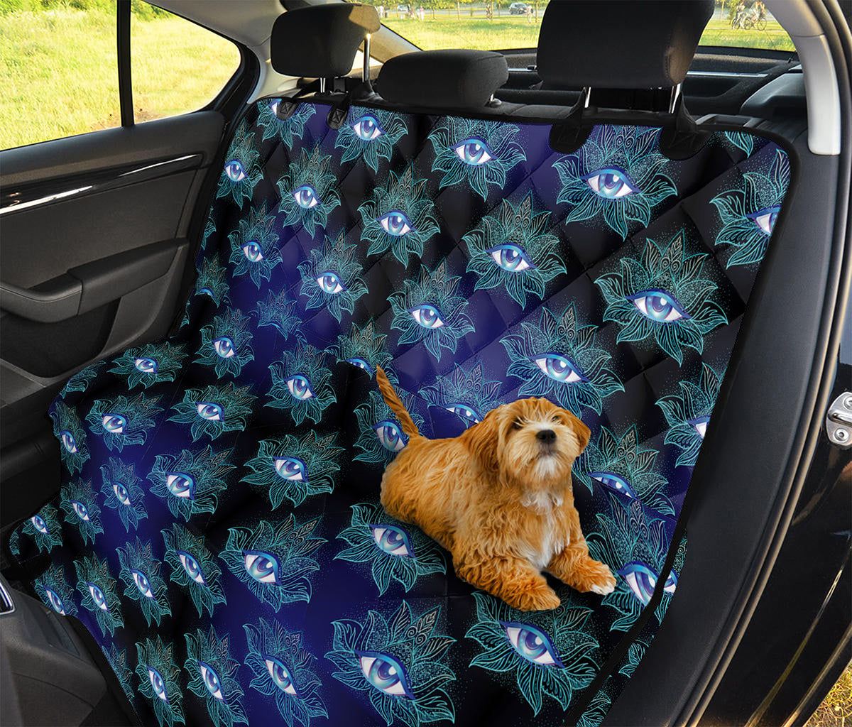 Lotus Eye of Providence Pattern Print Pet Car Back Seat Cover