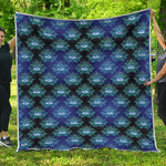 Lotus Eye of Providence Pattern Print Quilt