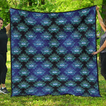 Lotus Eye of Providence Pattern Print Quilt