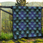 Lotus Eye of Providence Pattern Print Quilt