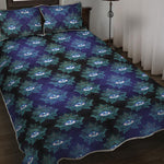 Lotus Eye of Providence Pattern Print Quilt Bed Set