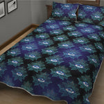 Lotus Eye of Providence Pattern Print Quilt Bed Set