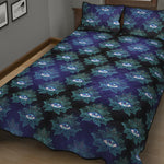 Lotus Eye of Providence Pattern Print Quilt Bed Set