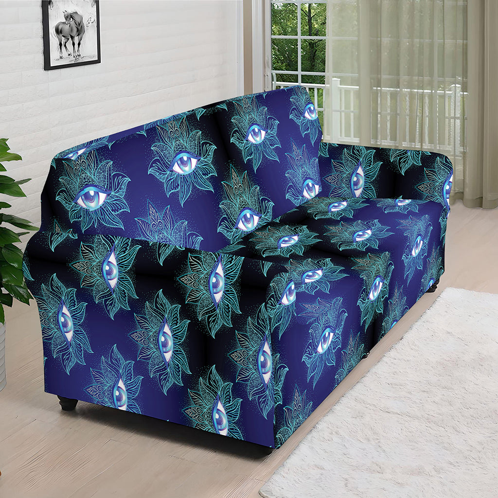 Lotus Eye of Providence Pattern Print Sofa Cover