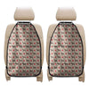 Love Dobermann Pattern Print Car Seat Organizers