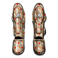 Love English Bulldog Pattern Print Muay Thai Shin Guards