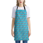 Love French Bulldog Pattern Print Apron