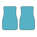 Love French Bulldog Pattern Print Front Car Floor Mats