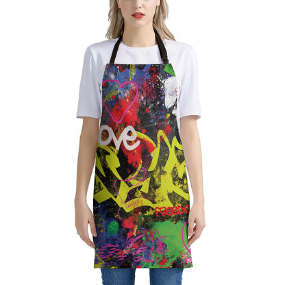 Love NYC Graffiti Print Apron