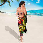 Love NYC Graffiti Print Beach Sarong Wrap