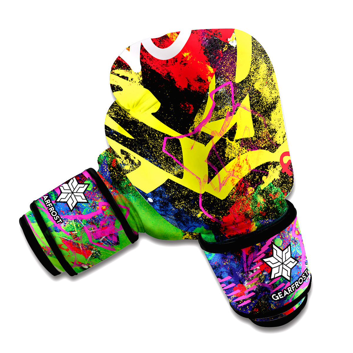 Love NYC Graffiti Print Boxing Gloves