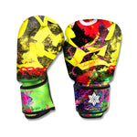 Love NYC Graffiti Print Boxing Gloves