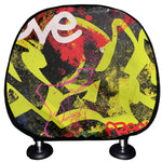 Love NYC Graffiti Print Car Headrest Covers