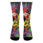 Love NYC Graffiti Print Crew Socks