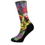 Love NYC Graffiti Print Crew Socks