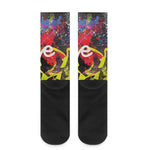 Love NYC Graffiti Print Crew Socks