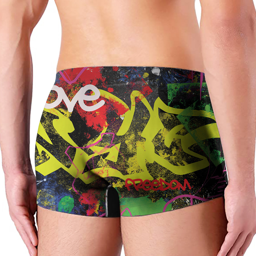 Love NYC Graffiti Print Men's Boxer Briefs