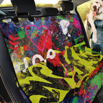Love NYC Graffiti Print Pet Car Back Seat Cover