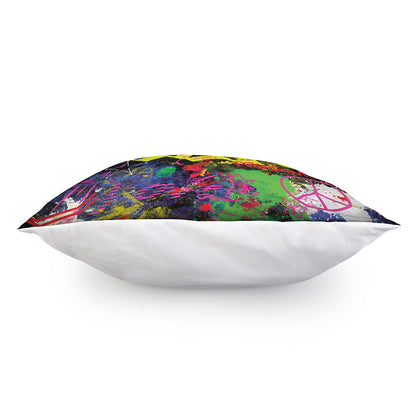 Love NYC Graffiti Print Pillow Cover