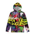 Love NYC Graffiti Print Pullover Hoodie