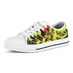 Love NYC Graffiti Print White Low Top Shoes