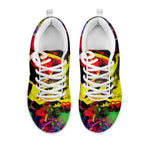 Love NYC Graffiti Print White Sneakers