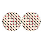 Love Rottweiler Pattern Print Car Coasters