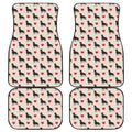 Love Rottweiler Pattern Print Front and Back Car Floor Mats
