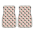 Love Rottweiler Pattern Print Front Car Floor Mats