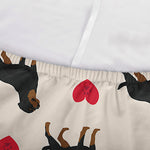 Love Rottweiler Pattern Print Sofa Cover