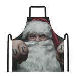 Love Xmas Santa Claus Print Apron