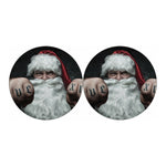Love Xmas Santa Claus Print Car Coasters