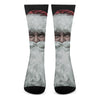Love Xmas Santa Claus Print Crew Socks