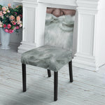 Love Xmas Santa Claus Print Dining Chair Slipcover